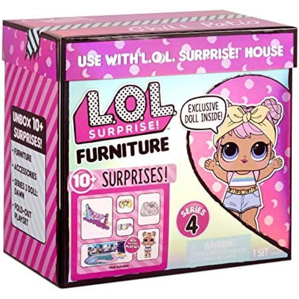 L.O.L. Surprise! Furniture Chill Patio With Dawn Doll And 10+ Surprises, Doll Patio Furniture Set, Accessories - 7
