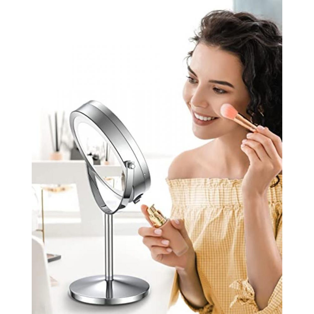Benbilry Lighted Makeup Vanity Mirror with Lights and Magnification - 1