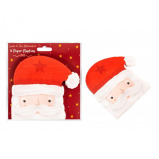 RSW Santa Face Paper Napkins Pack of 16 - 1 miniature