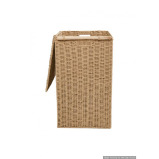 Homesmiths Small Laundry Hamper with Handle 40 x 30 x 52 cm “ Brown - 4 miniature