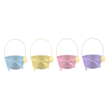 Gems Easter Woven Basket With Ribbon Assorted 1 Piece - 1 miniature