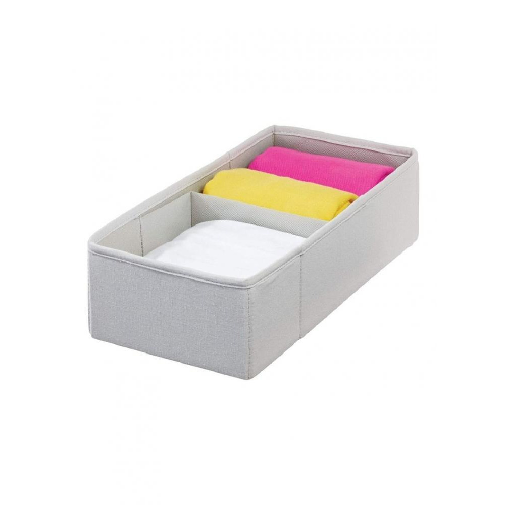 iDesign Evie Drawer Organizer 1-2S Grey - 3