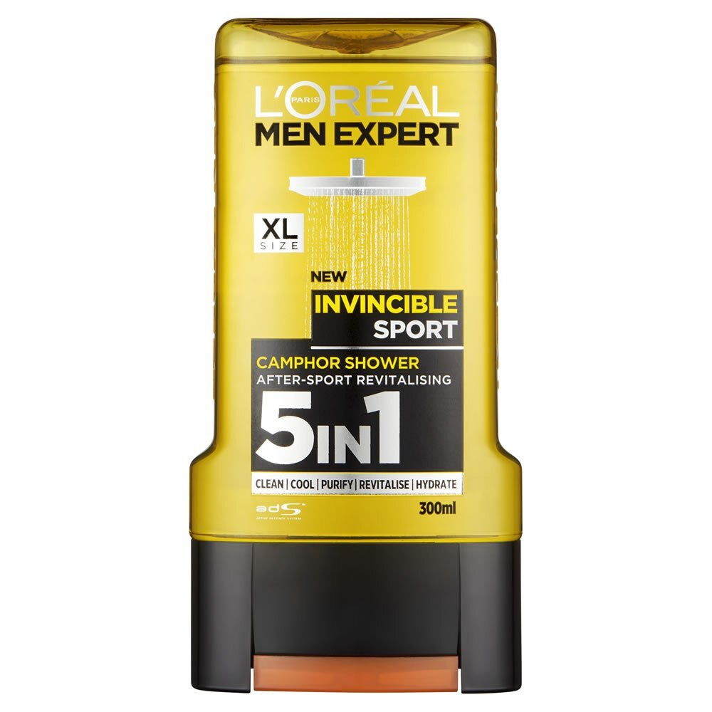 L'Oreal Paris Men's Expert Shower Gel, Invincible Sport, 300ML - 1