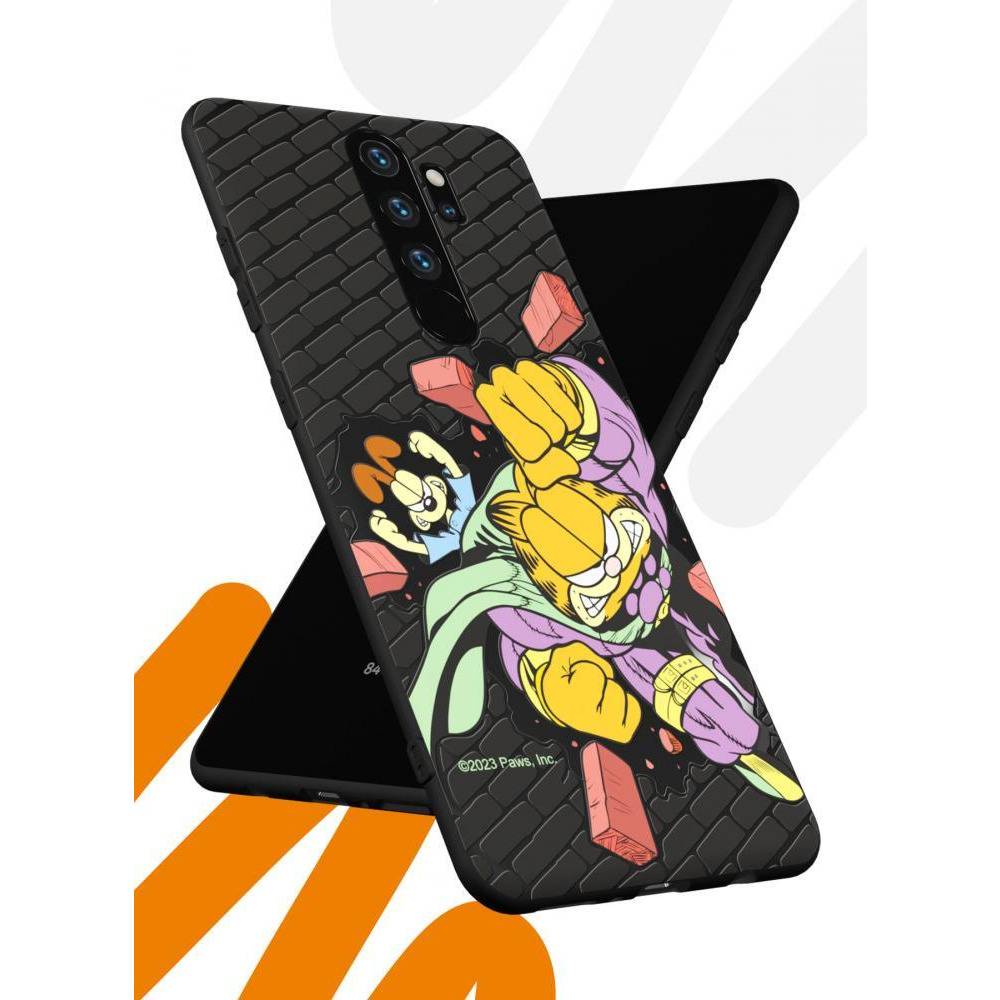 for Redmi Note 8 Pro Case, Shockproof Protective Phone Case Cover for Redmi Note 8 Pro, with Garfield Superman Pattern - 3
