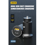 Aspor A908 A908 Car Charger Grey 30W - 5 miniature