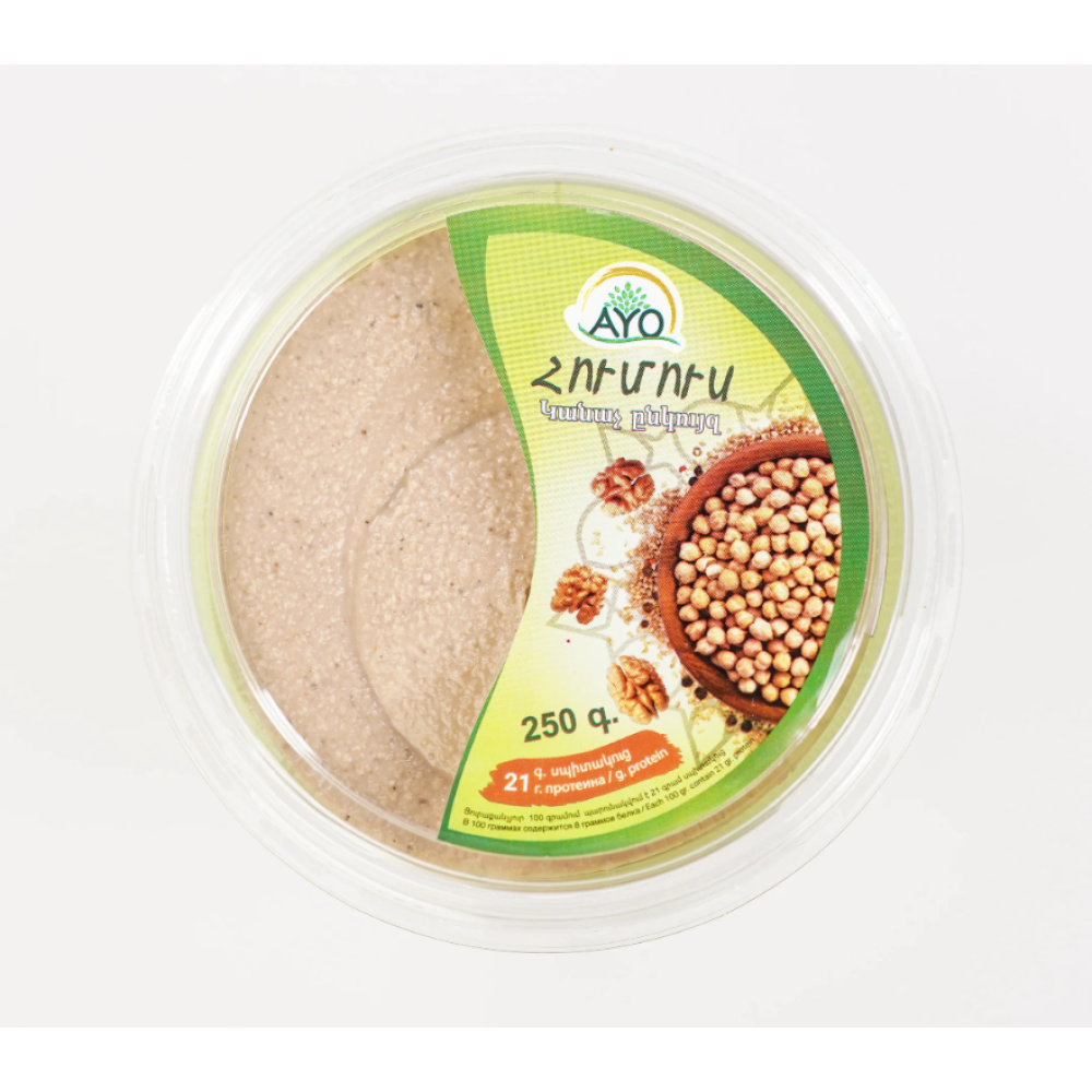 AYO, Хумус Зеленый ОРЕХ, 250 г - 1