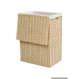 Homesmiths Large Laundry Hamper Natural with Liner 40 x 30 x 55 cm - 2 miniature
