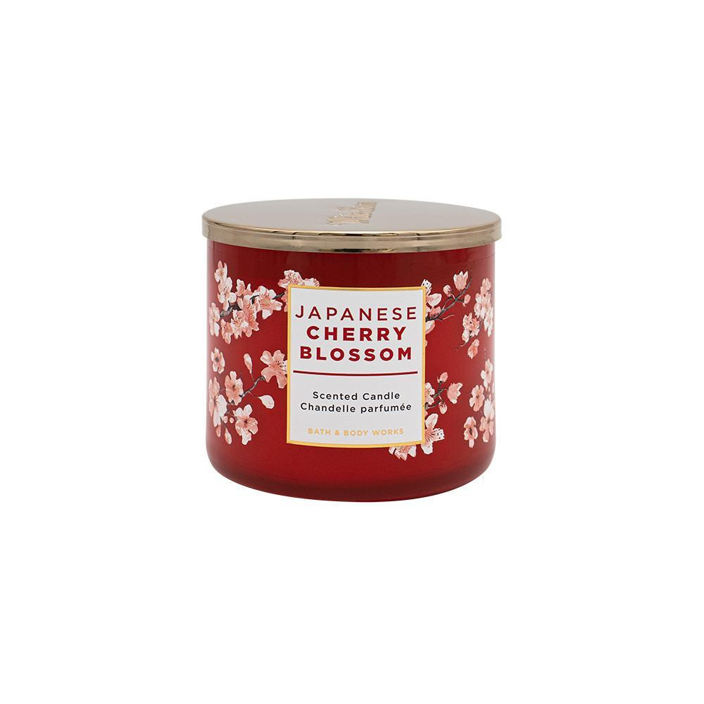 Bath & Body Works / Candles, Japanese cherry blossom 3-wick candle, Red - 1