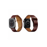 سوار بديل من الجلد الطبيعي لساعة Apple مقاس 41/40/38 ملم من السلسلة 8/7/6/5/4 / SE - 1 miniature