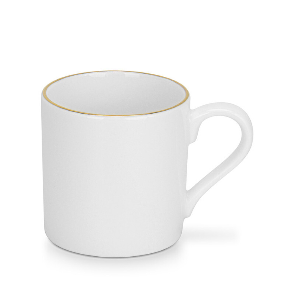 Fissman 2-Piece Cups Floree 100ml with Saucers New Bone China - 4