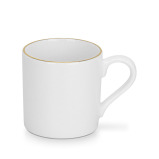 Fissman 2-Piece Cups Floree 100ml with Saucers New Bone China - 4 miniature