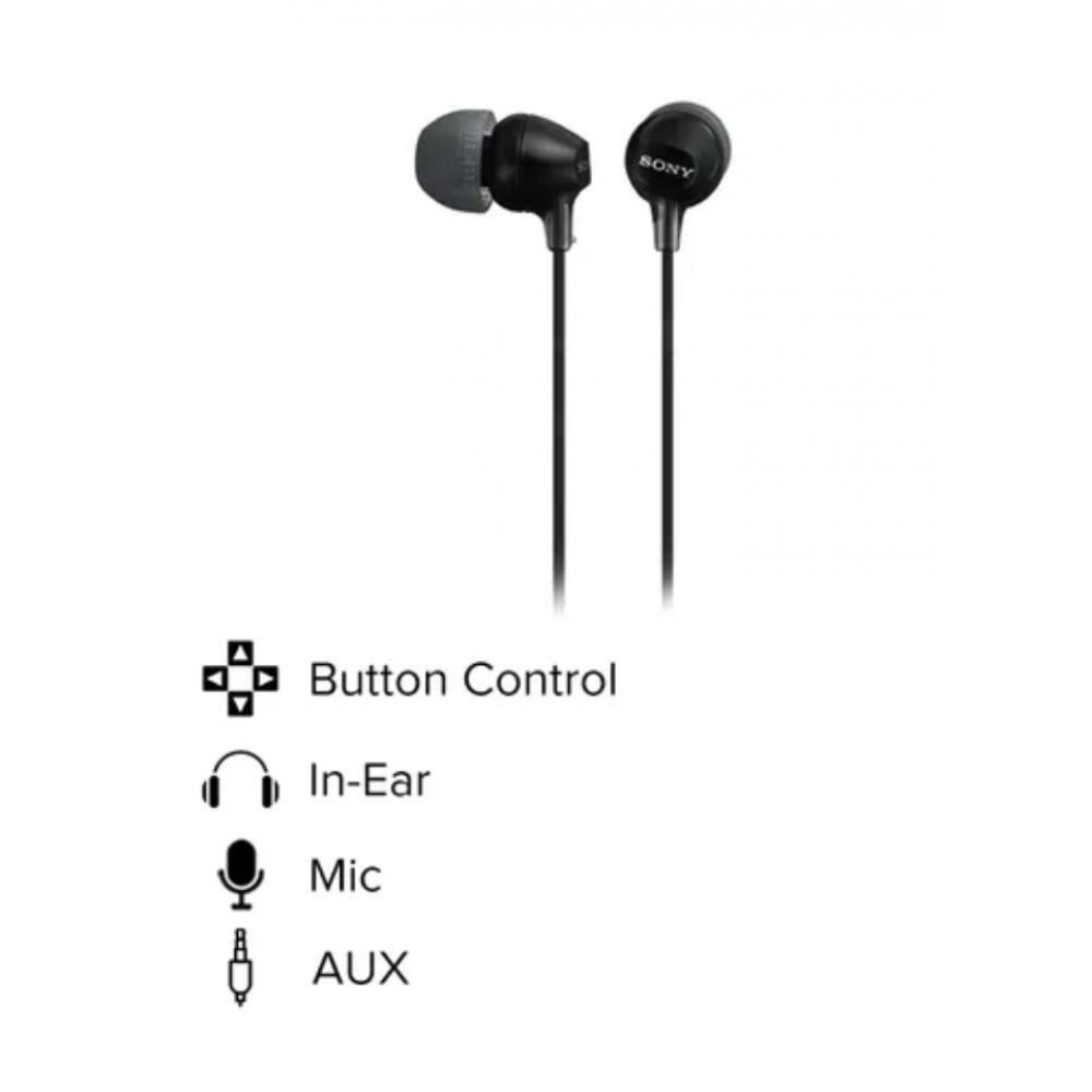 Sony / Headphones, MDR-EX15AP, Wired, Black - 2