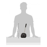 Wenko Ceramic Toilet Brush Polaris Black - 6 miniature