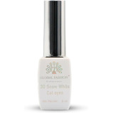 Global Fashion Professional 8ml 3D Snow White Cat Eye Gel Polish - Long-Lasting, Shimmering Nails, (020, 8ml) - 3 miniature