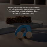 Toy Bajo Mini car (teal) - 5 miniature