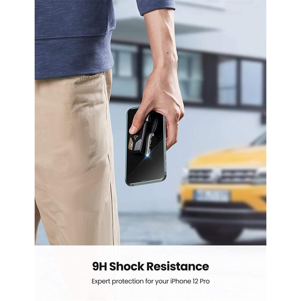 UGREEN \/ Screen protector, iPhone 12 \/12 Pro, 2-pack, Anti-scratch - 4
