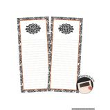 Dmc 80 قطعة من قائمة التسوق المميزة مع مغناطيس مقاس 4 × 9 بوصة باللون الأسود القوطي - 1 miniature