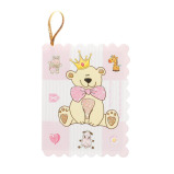 New Born Tag - Pink Teddy - 1 miniature