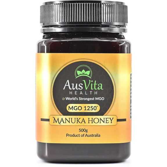 Ausvita Health Manuka Honey MGO 1250+ 500G (17.6 oz)