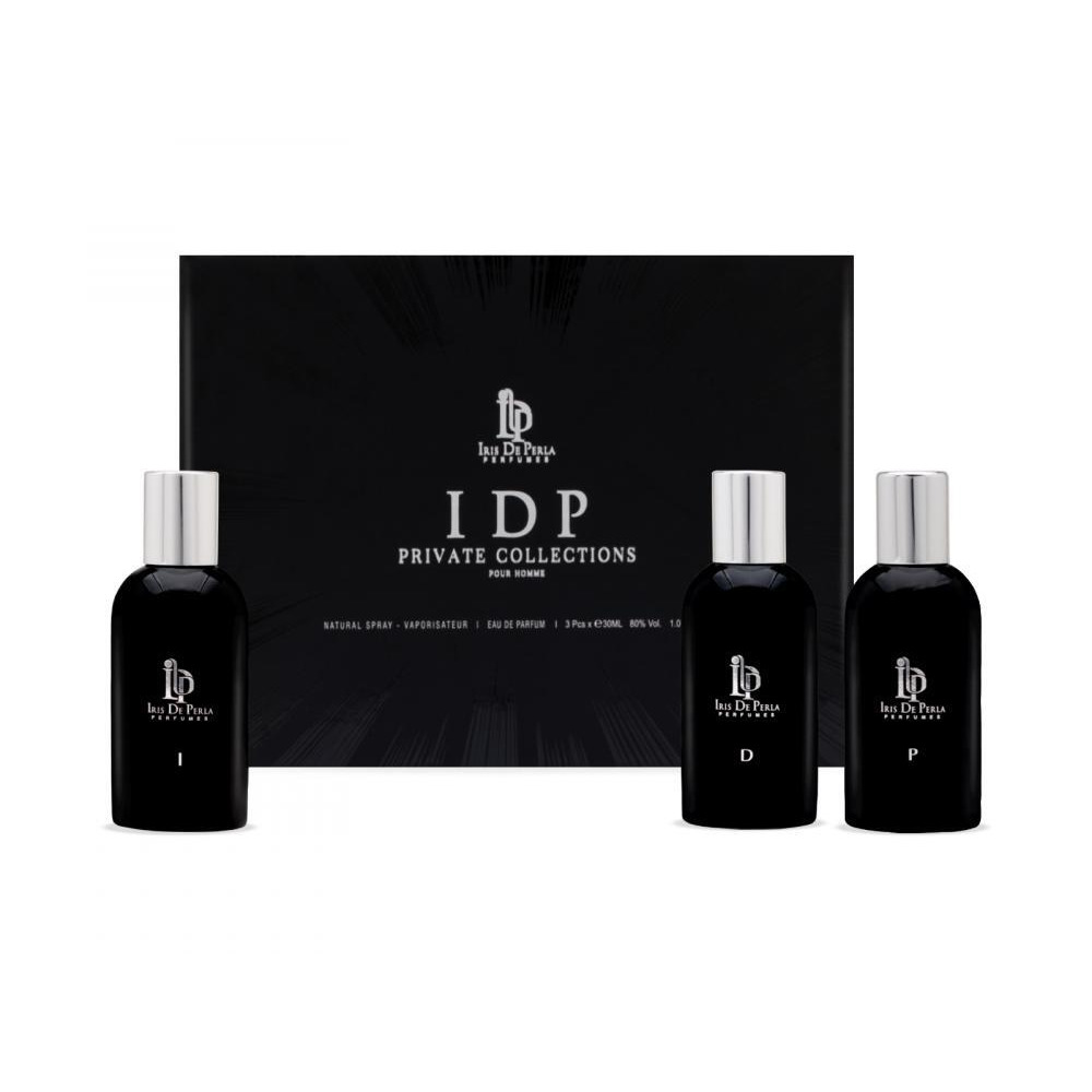 Iris De Perla Perfumes Private Collections Pour Homme IDP 3x30ml Gift Set For Men (Pack of 3) - 1