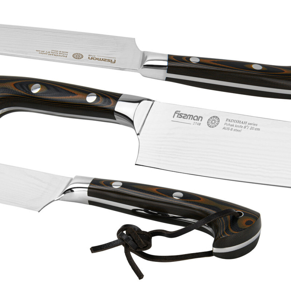 Fissman 8'' Pchak Knife PADISHAH Kitchen Chef Knife (AUS-8 steel) - 6