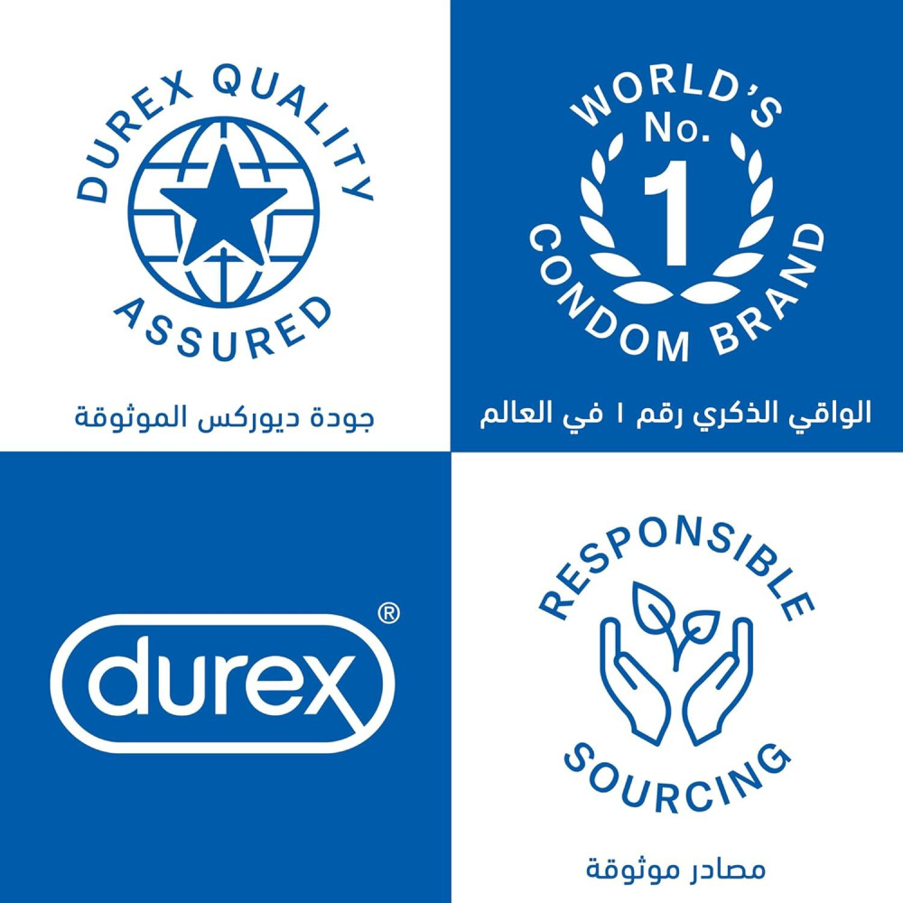 Durex Extra Safe Extra Lubed Condoms for Men, Pack of 12 - 6