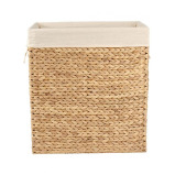 Homesmiths Rectangular Water Hyacinth Laundry Hamper 54.5 x 33 x 61 cm - 7 miniature