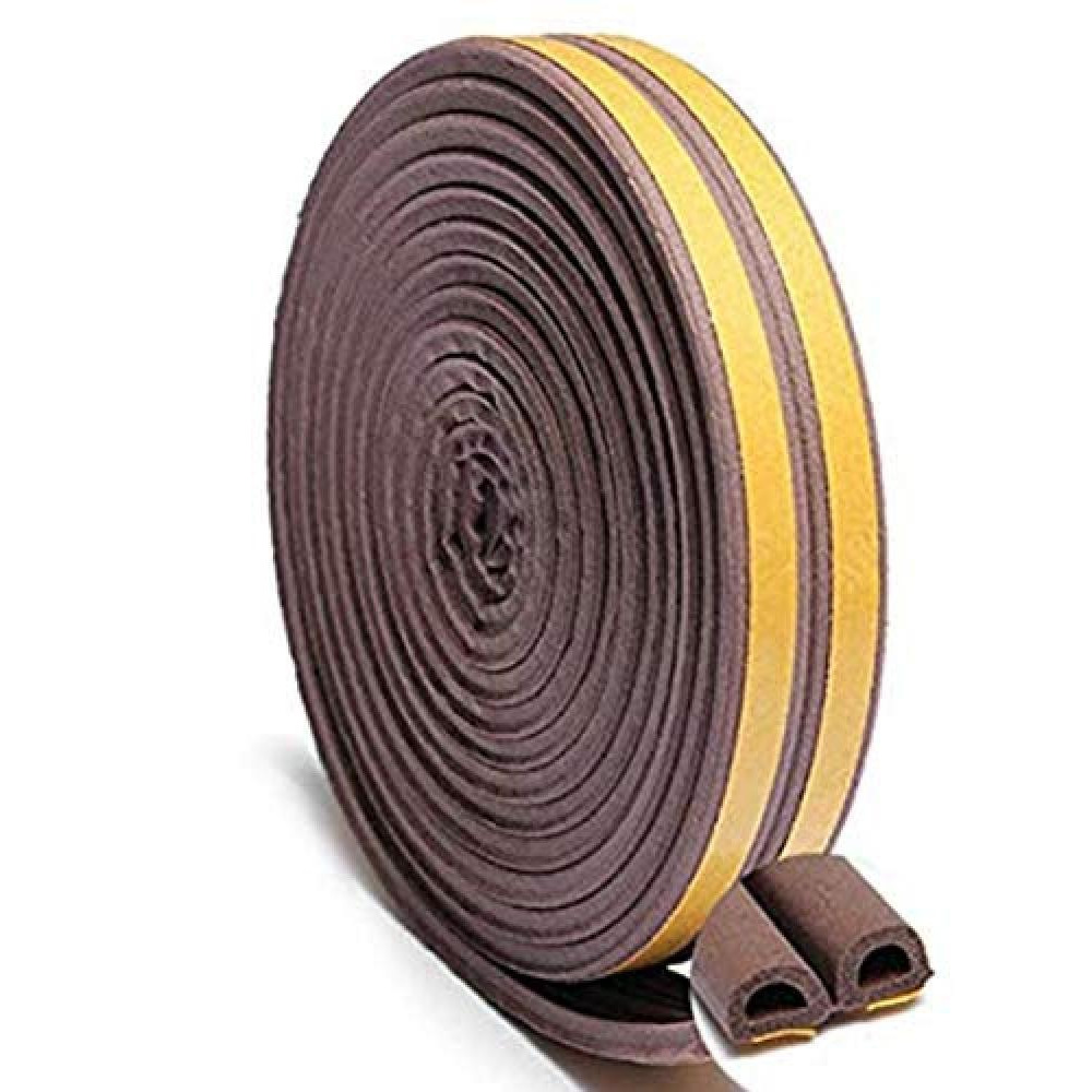 Beorol / Tape, Sealing tape self adhesive 'D' profile, brown, 2x3 m - 1