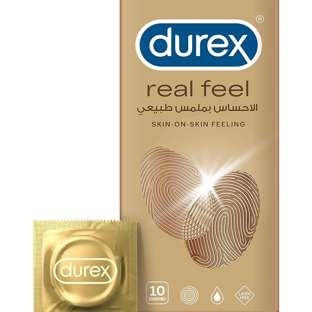 Durex / condoms, Real feel, Skin-on-skin feeling, 10 pcs - 1