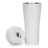 Fissman Double Wall Vacuum Travel Mug 420ml, Color White Stainless Steel - 5 miniature