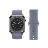 Perfii Solid Silicone Replacement Band for Apple Watch 49, 45, 44, 42 mm Series Ultra 8/7/6/5/4 SE - 1 miniature