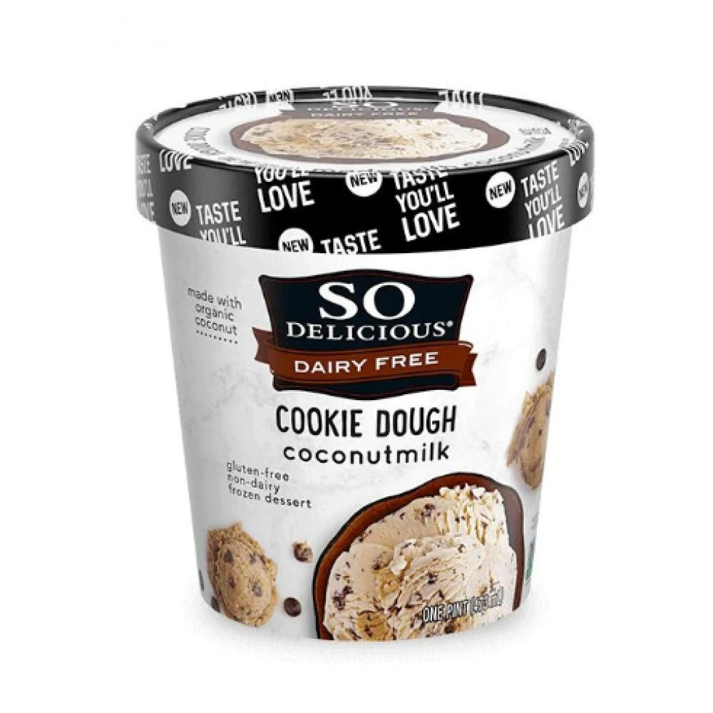 Тесто Для Печенья So Delicious На Кокосовом МОЛОКЕ, замороженный десерт, 473 мл - 1