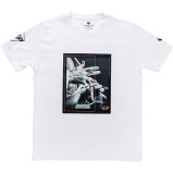 UAEJJ AJP LOGO 2 Cotton T-Shirt for Men, White-XS - 1 miniature