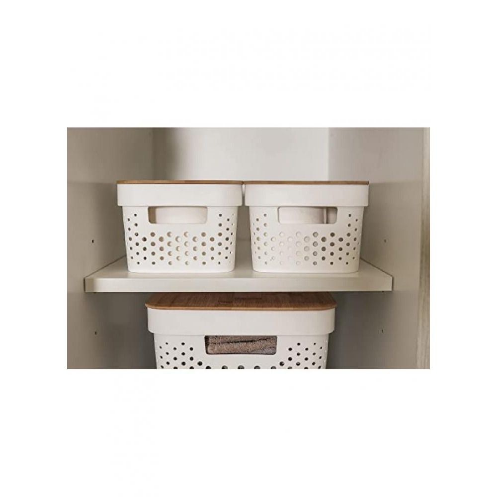 Homesmiths 10 Liter Infinity Storage Container with Bamboo Lid - 7