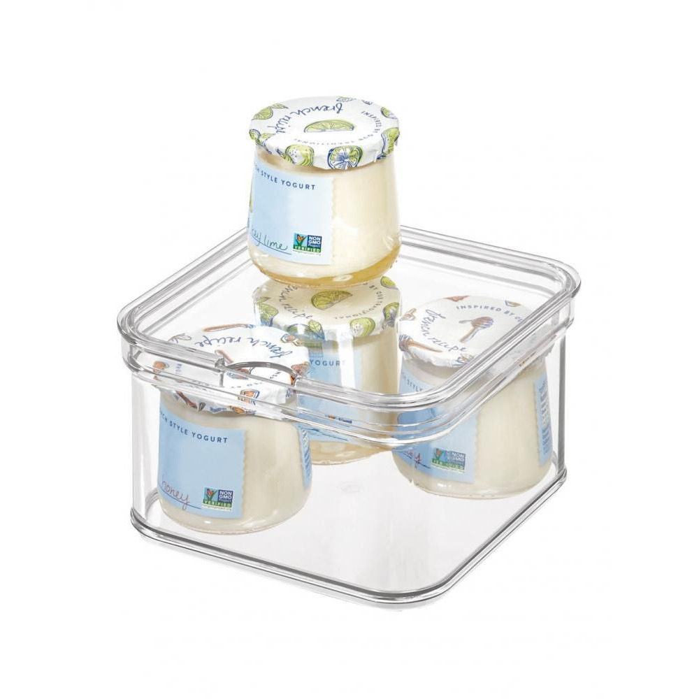 Корзина Для Хрустящей КОРЗИНЫ interdesign 6 x 6 дюймов, прозрачная - 5