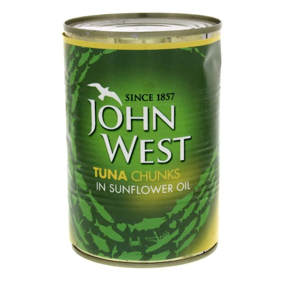 John West Tuna Chunks in Sunflower Oil 400G - 1