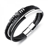 LEE COOPER Men's Stainless Steel Black Bracelet - LC.B.01105.661 - 1 miniature