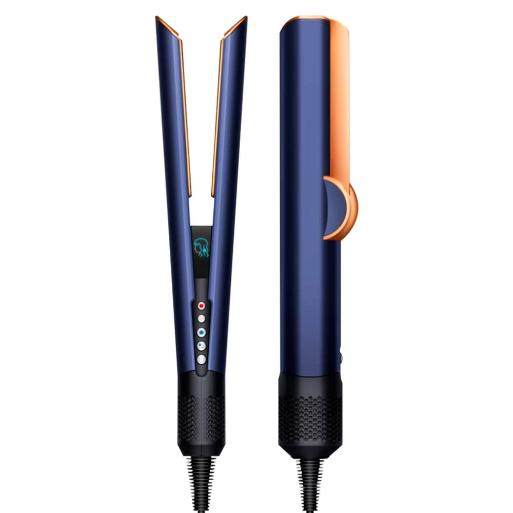 جهاز تمليس الشعر، دايسون، إيرسترايت HT01، نحاسي غني بالأزرق البروسي، دايسون، نحاسي غني - 1