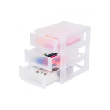 Маленький Органайзер-Штабелер Pearl Life С 3 Ящиками, полупрозрачный - 1 miniature