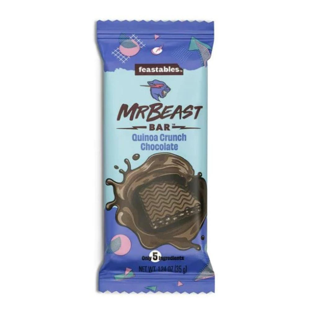 Шоколадный Батончик Feastables Mrbeast Quinoa Crunch 35 г - 1