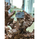 925 Sterling Silver Black Stone Ring For Men - 3 miniature