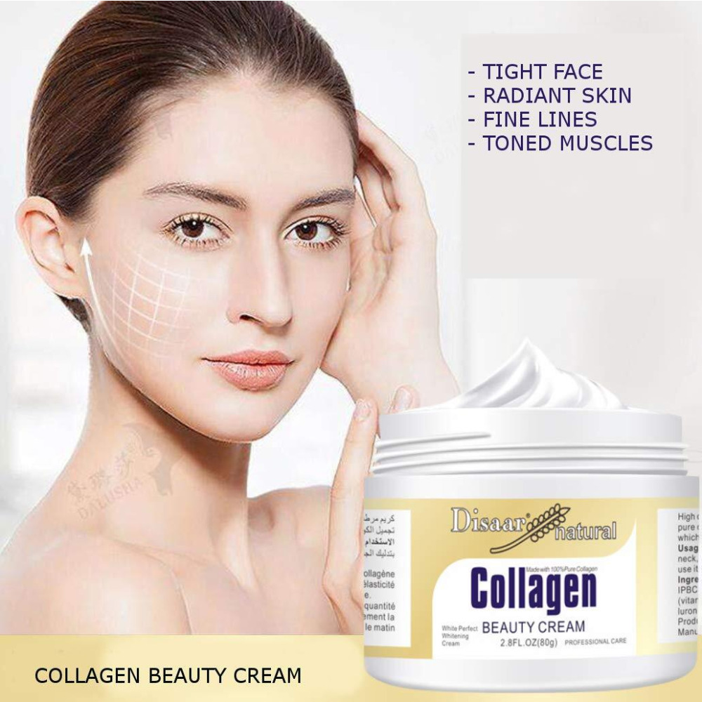 Disaar Beauty Collagen Cream, Anti-Wrinkles, 80g - 4