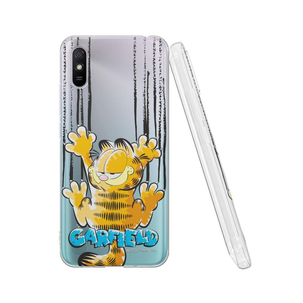 حافظة هاتف REDMI 9A، حافظة هاتف واقية مضادة للصدمات لهاتف REDMI 9a، مع نمط خدوش Garfield - 1