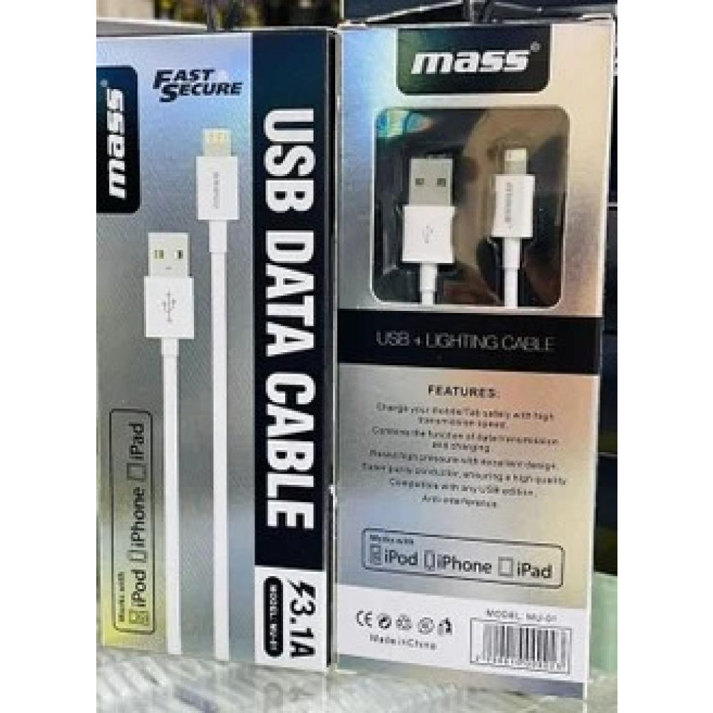 MASS Charging Cable iPhone USB To Lightning MU01 - 1