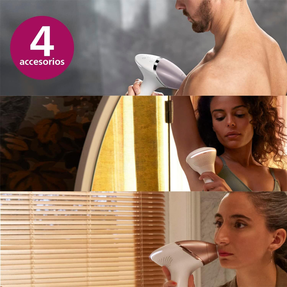 Epilator Philips BRI958/00 Lumea Prestige IPL, Wireless, 4 Smart Heads  and SmartSkin Sensor, Pink - 7