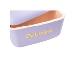 صندوق تبريد كلاسيكي من بولار بوكس مع حزام جلدي، أرجواني - ثلج معزول حراريًا صلب أصفر وأخضر للشاطئ، غطاء قابل للتحويل لحفلات النزهة، 12 لتر - 3 miniature