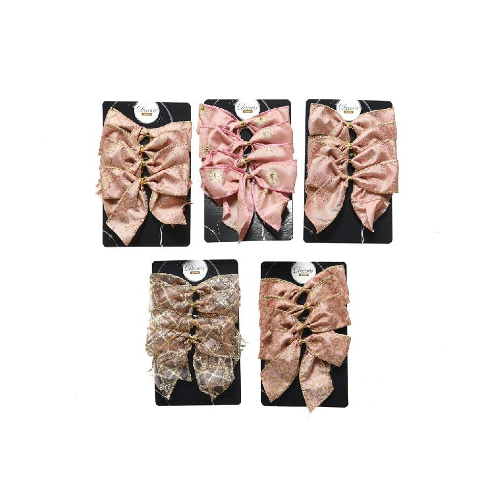 Kaemingk Decoris Bow Polyester Wire Assorted 1 Piece - 1