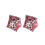 Swim Essentials, Swimming armbands, Rose-gold leopard, Inflatable, 2-6 years - 3 miniature