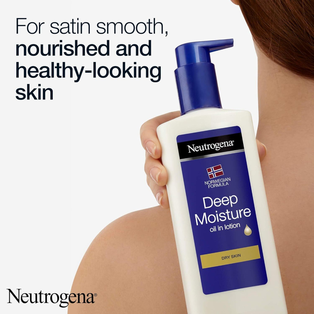 Neutrogena Deep Moisturizing Lotion Oil In Dry Skin, 250Ml - 2