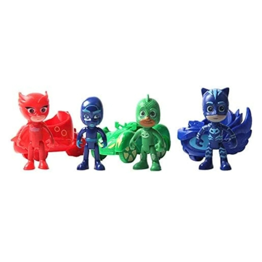 Collectible Figure Set Pj Masks with Car, 7 items - 2